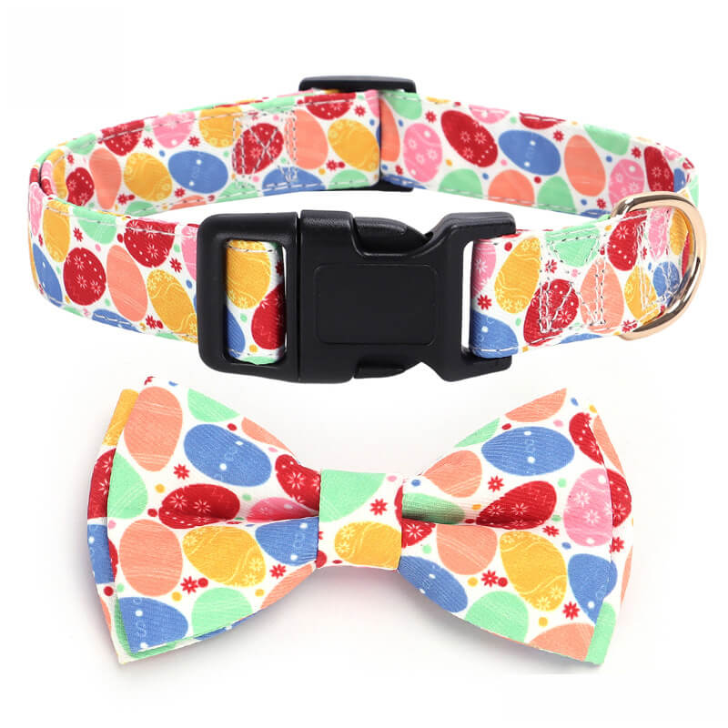 Cool Dog Collars Multicolor Bow