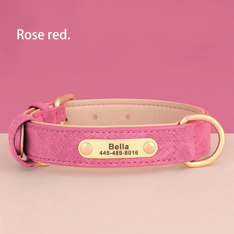 Custom Dog Collars Fuchsia