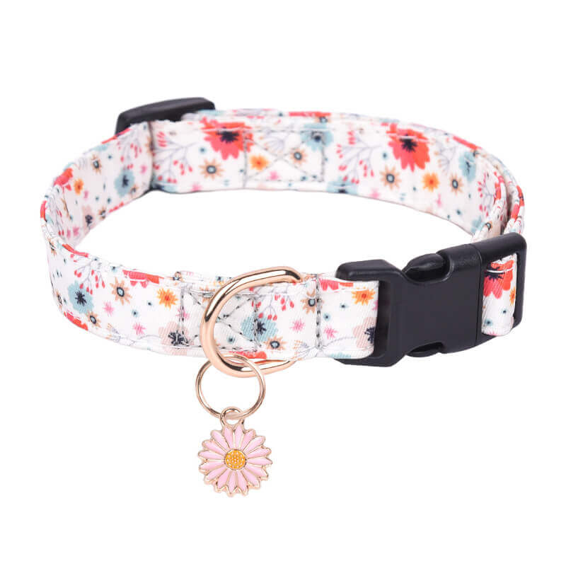 White Camo Girl Dog Collar