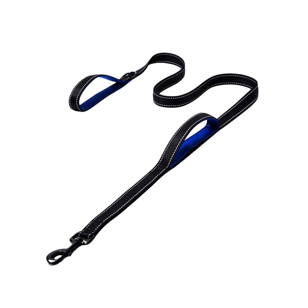  Black and Blue Dog Leash, Durable and Stylish