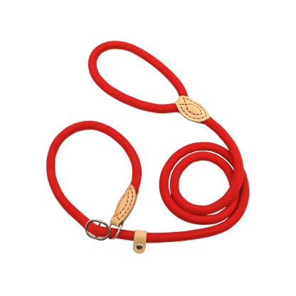 Red Slip Leash for Dogs Ideal for Stylish Walks