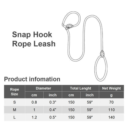 Slip Leash Size Chart for Dogs to Choose the Right Fit